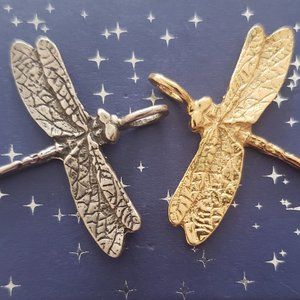 DRAGONFLY Sterling Silver Pendant